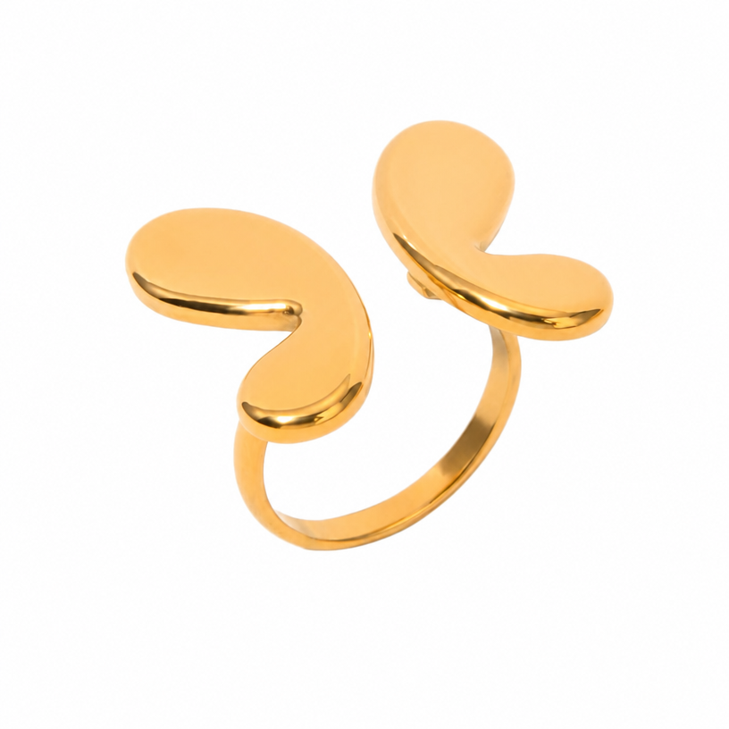 Butterfly Wing Open Bypass Ring