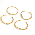Geometric Open Bangle