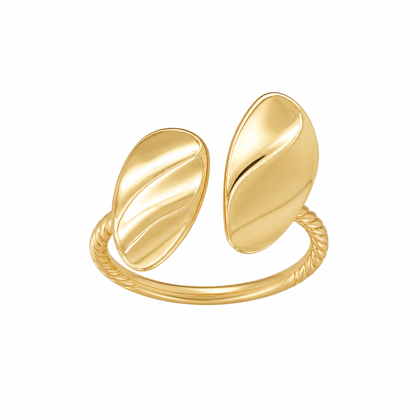 Twisted Leaf Bypass Ring